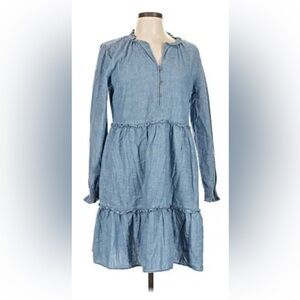 Jcrew Stylish Blue Denim Women’s Dress